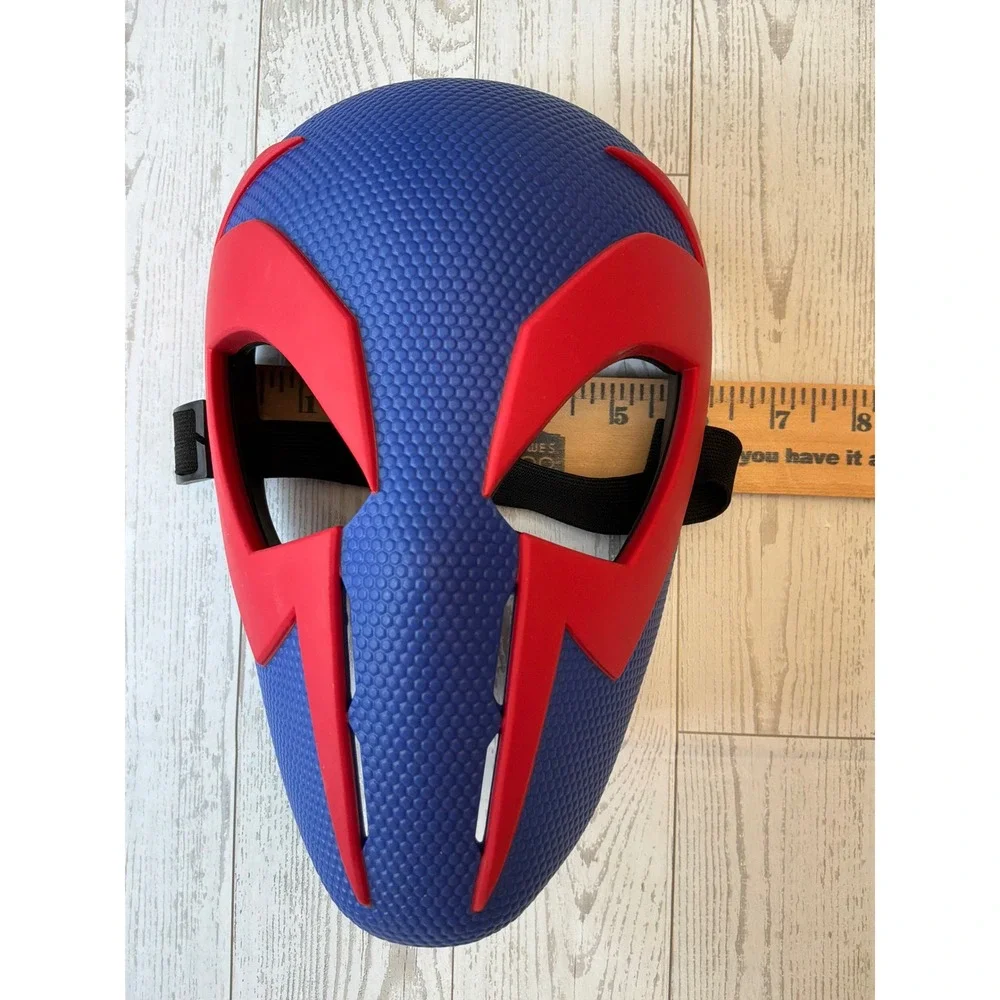 Spider-Man 2099 Inspired Mask Blue Red Halloween Costume Cosplay Unisex